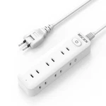 Mscien Surge Protector Home Appliance White Power Strip 3M Smart Extension Cord. Fixed Price $38.49.