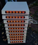 10X Vintage Micro Universal Computer Power Strip Plugs Neon 71620 5FT Cord. Fixed Price $199.99.