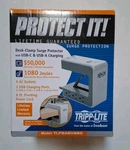 Tripp Lite 6 Outlet Desk Clamp Power Strip 8 Foot Cord Usb Charging Ports. Fixed Price $50.00.