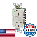Leviton 15A-125V Hospital Grade Tamper-resistant Guide Light Duplex Self-test. Fixed Price $121.60.