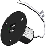 12V Usb Charger Socket, 5V/2.4A Dual Outlet, Wall Mount Charging Port, F. Fixed Price $14.24.