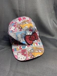 Hello Kitty Cap Hat Pink Multicolor Sanrio Comic Strip Design Child/youth. Fixed Price $14.00.