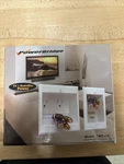 Powerbridge Two-ck Dual Outlet Tv Cord Hider For Wall Power, White. Fixed Price $75.00.
