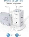 Tessan Power Strip Tower Surge Protector, 6 Feet, 1875W, White. Fixed Price $42.92.