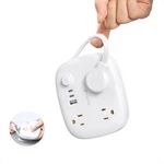Trond Short Extension Cord Flat Plug Power Strip With 3 Ac Outlets And 2 Usb.... Fixed Price $24.99.