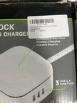 Commercial Electric LTS-W3 2-OUTLET Usb-a Surge Protector With Qi Charge. Fixed Price $15.82.