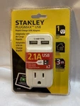 Stanley Plugmax Rapid Charge Usb 2.1A Adapter Outlet,. Fixed Price $16.69.