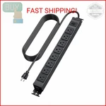 Hhsoet Metal 360 Rotating Mountable Power Strip, 8 Outlet Gaming Mounted. Fixed Price $27.52.