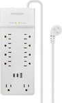 Insignia 10-OUTLET / 2-USB-C 1-USB 2,400 Joules Surge Protector Strip With. Fixed Price $14.75.
