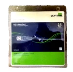 Leviton Cat Patch Cord Professional Grade Black 25 FEET/7.6 Meters) Nib. Fixed Price $19.95.