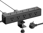 Cccei Standing Desk Clamp Power Strip With 15 Outlets Usb. Fixed Price $23.22.