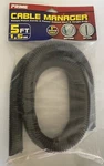 New Prime Cable Manager 5' Flexible Wire Cord Protector Black # PBCM0001. Fixed Price $8.55.