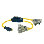 Ace Construction Site Grounded 6 Outlet Adapter With Reset Button. Fixed Price $19.50.