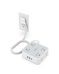 Surge Protector Flat Extension Cord Plug Power Strip, 8 Ac Outlets, 3 Us.... Fixed Price $34.59.