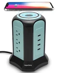 Power Strip Wireless Charger, Superdanny Surge Protector Tower, 10A 108.... Fixed Price $53.33.