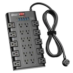 Power Strip Surge Protector With 22 Ac Outlets And Usb Charging Ports 6.5FT ... Fixed Price $27.60.