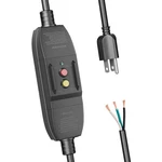 Firmerst In-line Gfci Cord 15 Feet, 14/3 Sjtw, Flying Leads, Rainproof Black. Fixed Price $63.99.