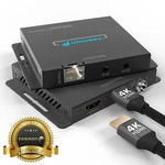 Fosmon 4K 1X2 Hdmi Extender 230FT Over Single CAT6A/7 Ethernet Cable W/ Ir & Poc. Fixed Price $59.99.