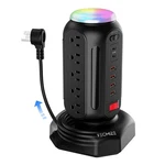 Multiple Plug Pd 30W Fast Charging Power Strip, With Surge Protector, Rgb Nig.... Fixed Price $44.07.