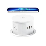 Home Office Desk Pop Up Outlet With Wireless Charger 20 Amp 65W. Fixed Price $259.99.