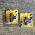 Stanley Heavy Duty Triple Tap 3 Outlet Grounded Wall ADAPTER...2 Pk. Fixed Price $6.99.