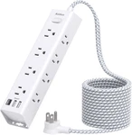 Surge Protector Power Strip - 10 Ft Extension Cord, With 12 Widely A. Fixed Price $29.07.