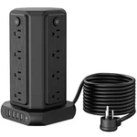 Surge Protector Power Strip Tower With Usb Ports, 15 Ft Extension Cord .... Fixed Price $64.79.