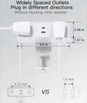 Mifaso Power STRIP-MFS2U6 Outlets 1 Usb Port C Brand New. Fixed Price $16.99.