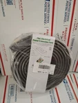 Electriduct Flat Electrical Power Cord 15 Feet Extension Gray New T3. Fixed Price $35.00.