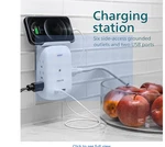 Philips Surge Protector Charging Station 6-OUTLET 2-USB Side-access Device Shelf. Fixed Price $12.87.