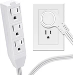 Outlet Power Strip Short Extension Cord Low-profile Flat Plug Adapter SPT-3. Fixed Price $16.41.