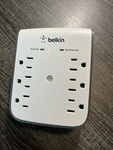 Belkin Surgeplus 10W 6-OUTLET Usb Protector Sealed. Fixed Price $8.00.