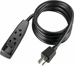 Insignia 10' 3-OUTLET Extension Power Cord NS-HW308 Black 8112SW. Fixed Price $14.99.
