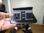 Altinex TNP155-B Tilt Plug Jr Tabletop Interconnect Box W 2X2 Charging Usb #2. Fixed Price $39.99.