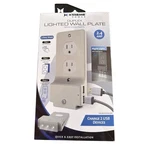 Xtreme Power Decor Lighted Wall Plate 2 Charger Usb Ports Tablets Laptops. Fixed Price $15.99.