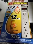 Heavy Duty Powtech Power Strip Rurge Protector 6 Outlets. Fixed Price $28.21.