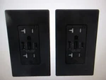 Elegrp 30W 3-PORT Type & Dual Usb Duplex Outlet Smart Chip Black 2PK. Fixed Price $33.96.