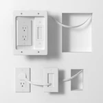 In Wall Cable Management Kit,tv Hider With Brush Plate An.... Fixed Price $63.25.