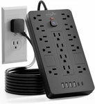 Jouleloom Surge Protector Power STRIP-14 Outlets And 6 Usb Ports, Feet Flat Pl. Fixed Price $44.99.
