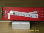 Cyber Power 6 Outlet Strip With Circuit Breaker WHITE15A 3' Cord. Fixed Price $16.99.