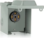Welluck Rv Power Outlet Box 125/250V, Nema Amp 14-50R, Grey. Fixed Price $48.96.