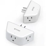 2 Pack Wall Outlet Extender Multi Plug Splitter Portable Charging Station White. Fixed Price $19.99.