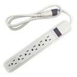 Outlet Strip, 6 5-15R, 5-15P, 3 Ft., White, 52NY41. Fixed Price $8.85.