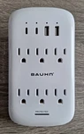 Aldi 10 Outlet Bauhn Wall Plate Surge Protector X2 Usb-c Usb-a. Fixed Price $18.00.