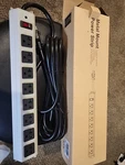 Heavy Duty Metal Mount Power Strip New With Box 8 Plug. Fixed Price $24.99.