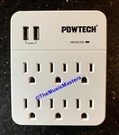 Ul Surge Protector 6 Outlet Power Splitter Electrical Adapter 2 Usb Ports. Fixed Price $15.99.