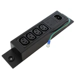 Ac Works Iec C14 To (4) C13 It/server Pdu Power Strip W/ Ground Wire 7.5". Fixed Price $34.09.