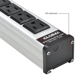 Global Industrial? Power Strip, Outlets, 15A, 6' Cord. Fixed Price $65.89.