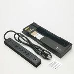 Pisen Power Strip Surge Protector Outlets, 6FT 1.8M Extension Cord Flat Plug. Fixed Price $17.99.