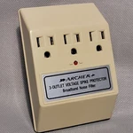 Vintage Archer Radio Shack Voltage Spike Protector Triple Outlet 61-2793. Fixed Price $5.00.